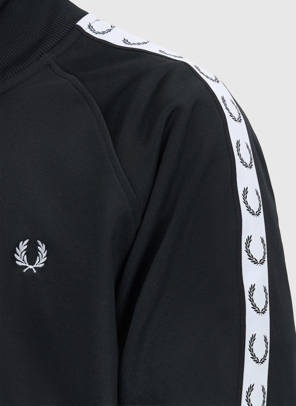 Taped Track Jacket - Black