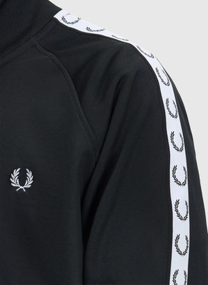 Taped Track Jacket - Black
