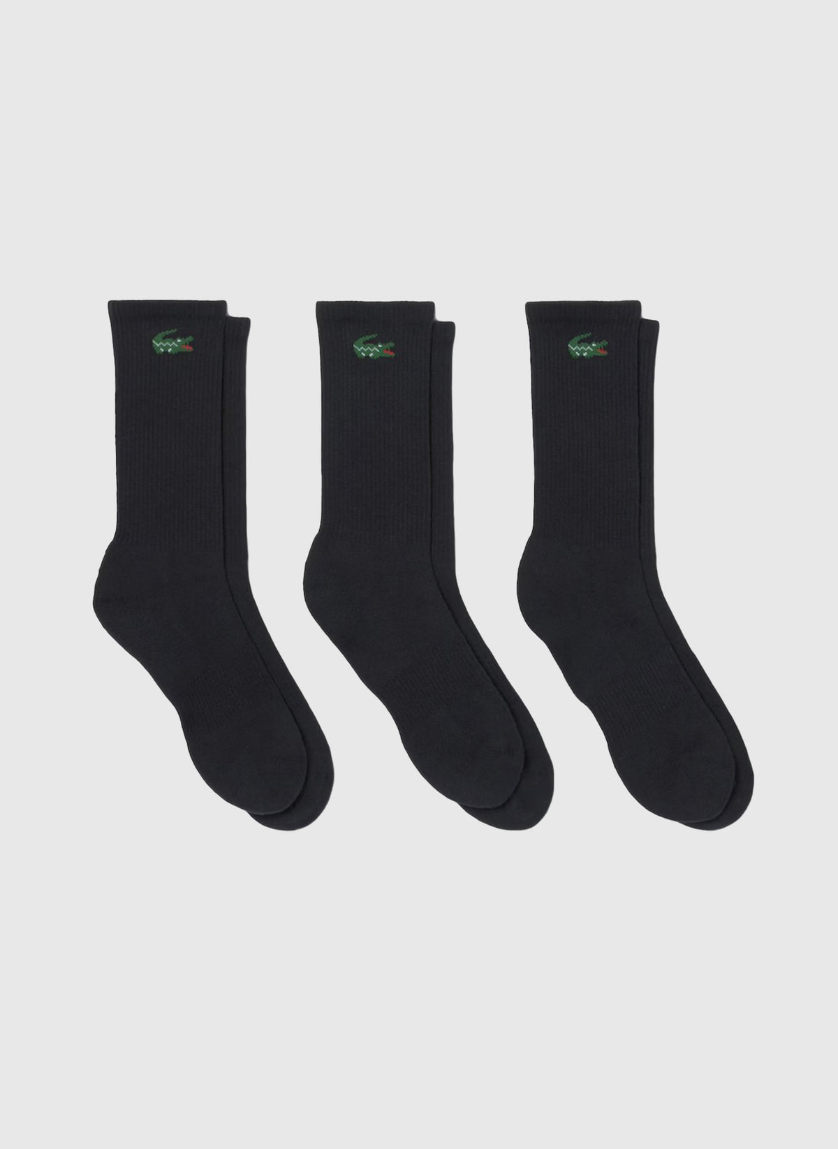 Crew Socks 3er-Pack - Black