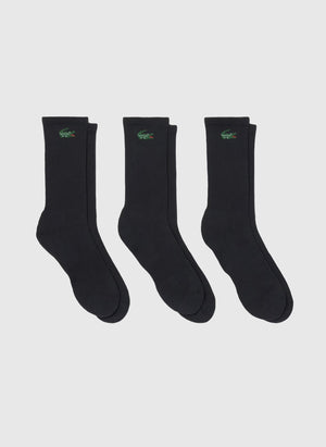 Crew Socks 3er-Pack - Black