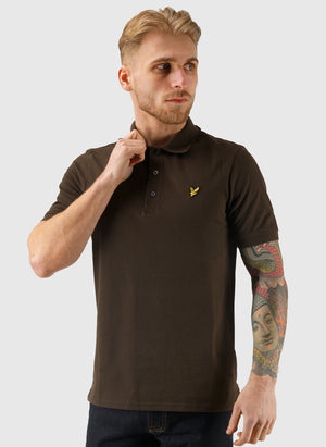 Plain Poloshirt - Ebony