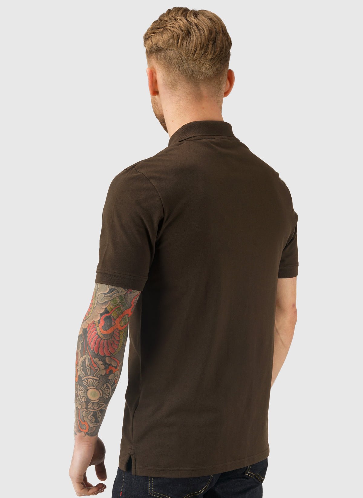 Plain Poloshirt - Ebony