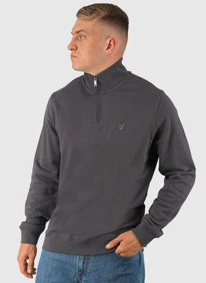 Superfine Quarter Zip Sweatshirt - Iron