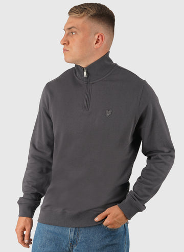 Superfine Quarter Zip Sweatshirt - Iron