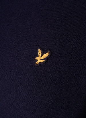 Cotton Crew Neck Jumper - Dark Navy