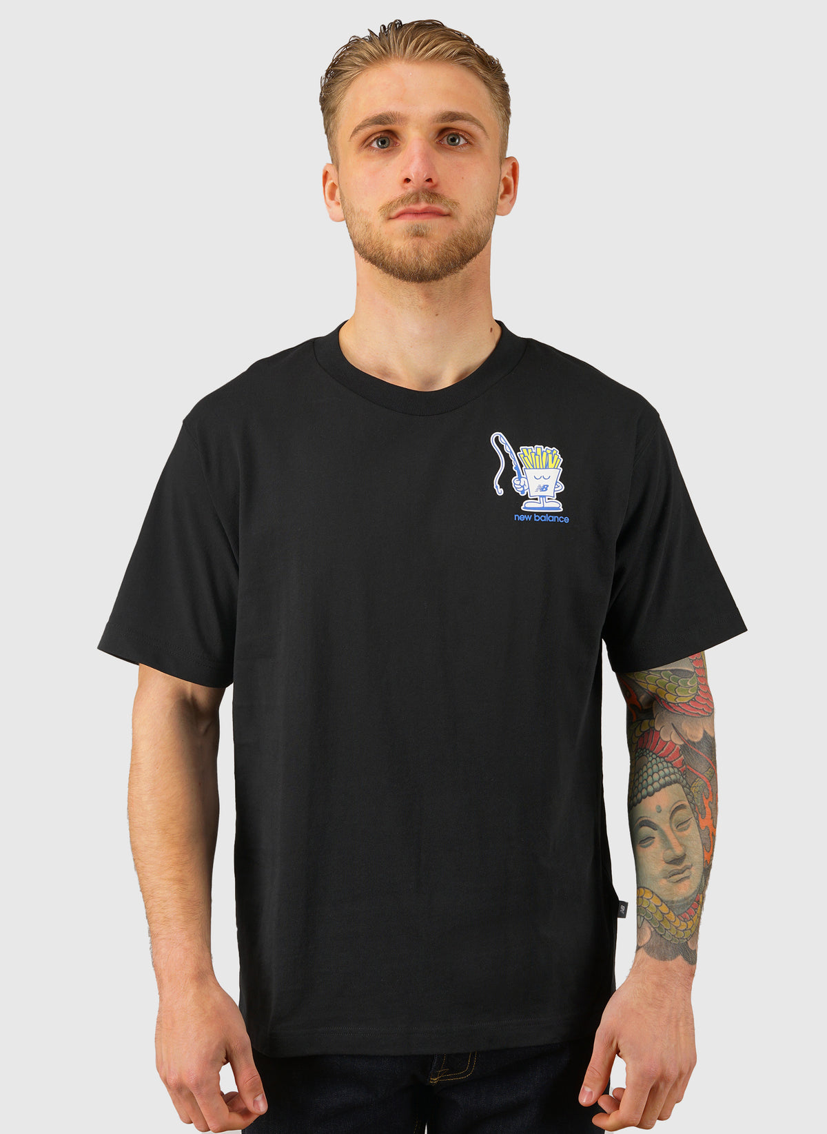 Fish and Chips T-Shirt - Black
