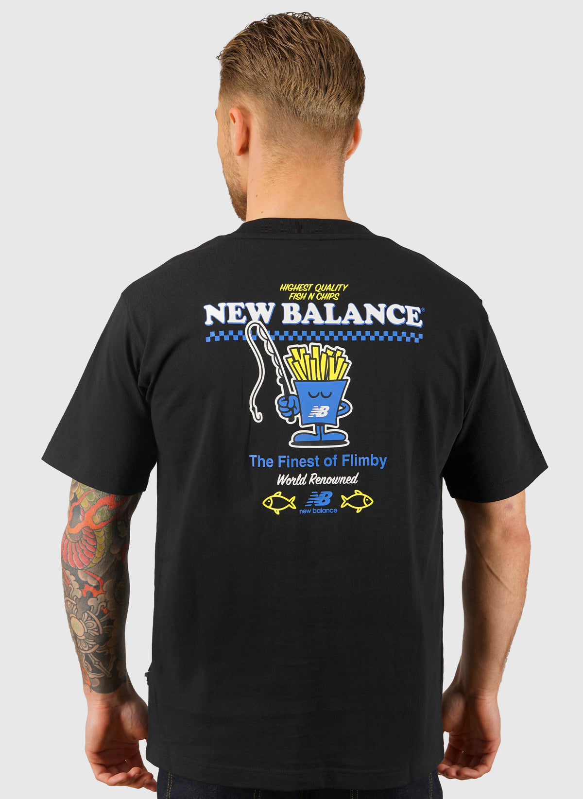 Fish and Chips T-Shirt - Black