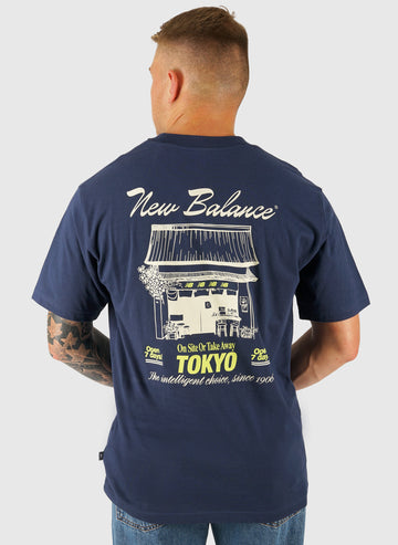 Grab a Bite Tokyo T-Shirt - Navy