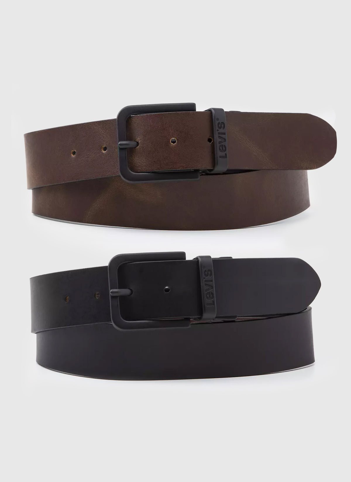 Reversible Rev Cor Metal Belt - Caviar