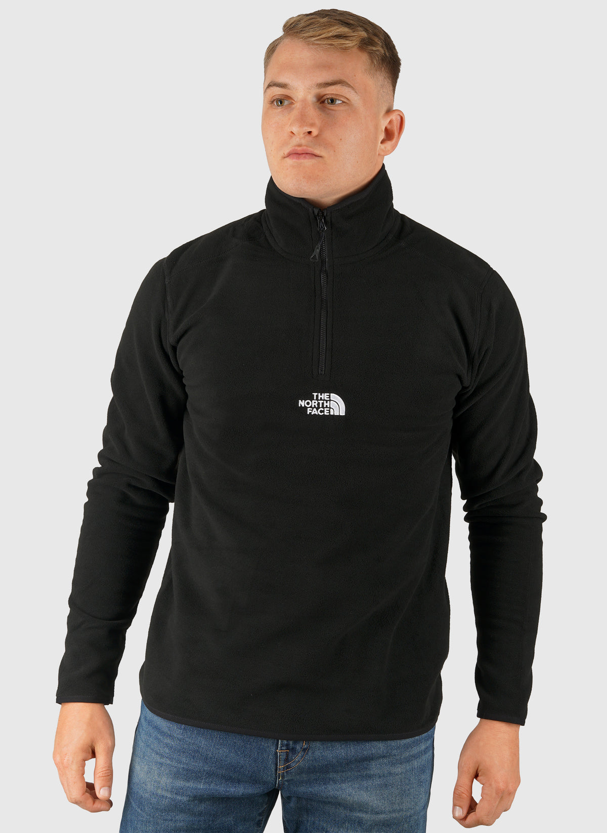 Glacier 1/4 Zip Sweatshirt - Black