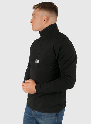 Glacier 1/4 Zip Sweatshirt - Black