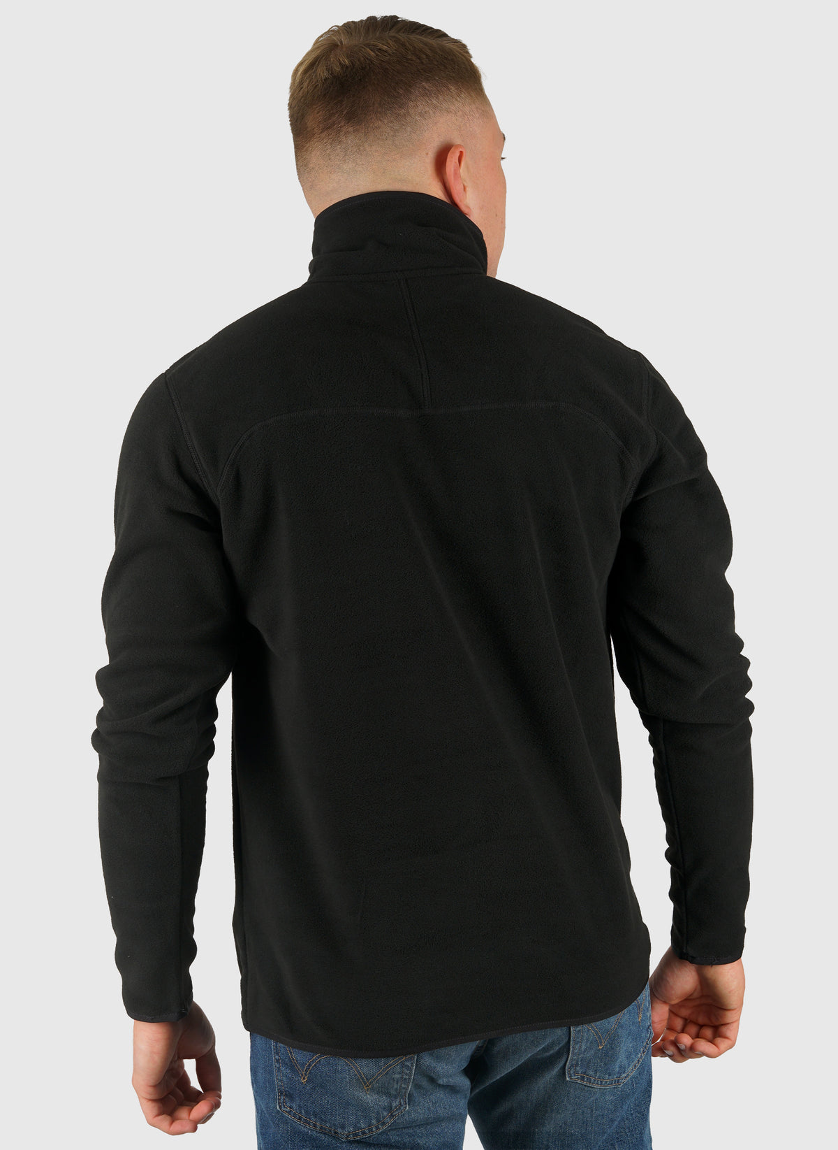 Glacier 1/4 Zip Sweatshirt - Black