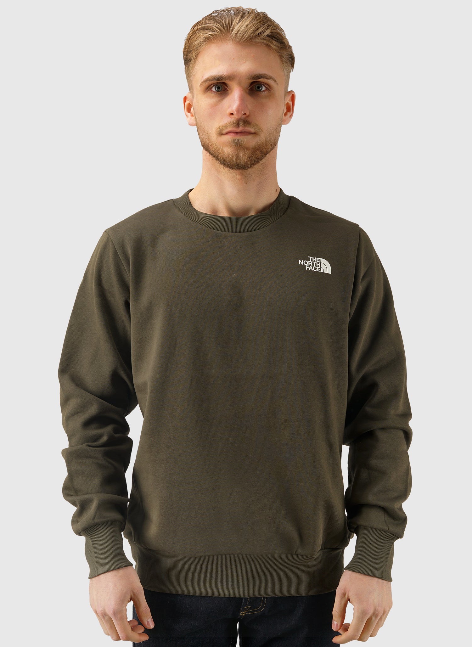 Simple Dome Crewneck Sweatshirt - New Taupe Green