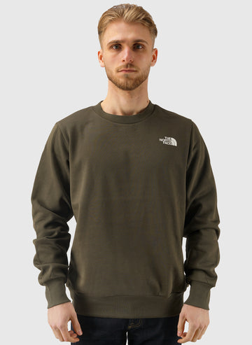 Simple Dome Crewneck Sweatshirt - New Taupe Green