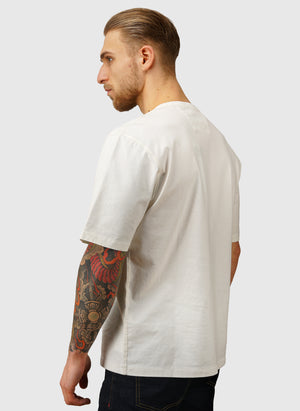 Mercerized 30/2 Twistet Sailor T-Shirt - Gauze White