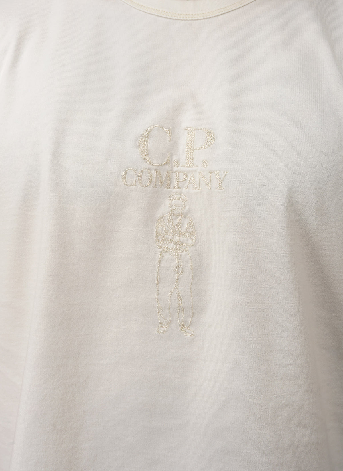 Mercerized 30/2 Twistet Sailor T-Shirt - Gauze White