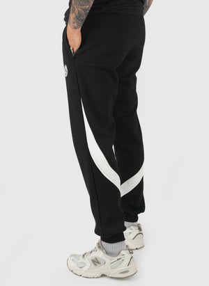 Two Side Panel Sweatpants - Black