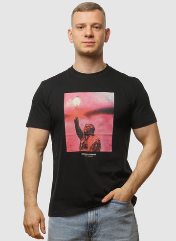Bagliore Graphic T-Shirt - Black