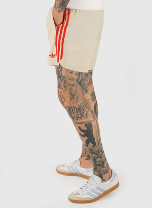 Sprinter Shorts - Crystal Linen/Better Scarlet