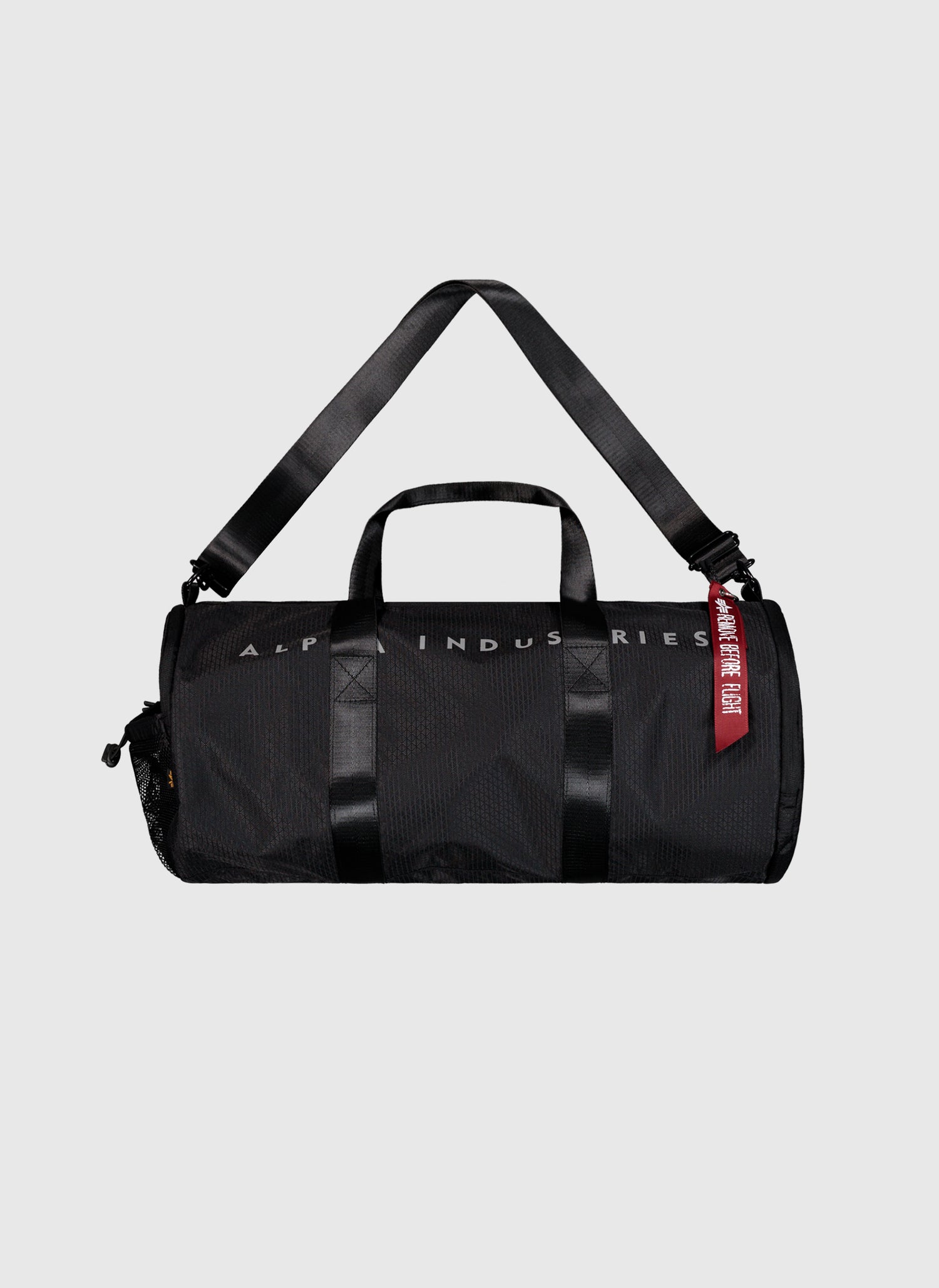 Ripstop Packable Gym Bag - Black