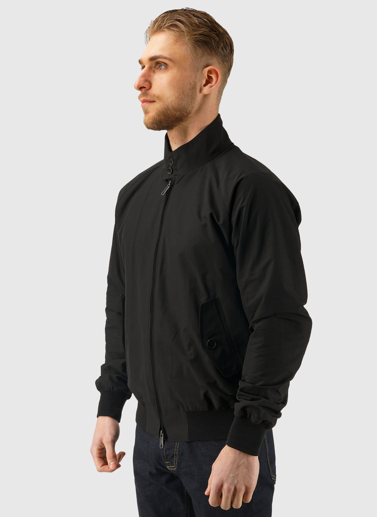 G9 Classic Harrington Jacket - Black