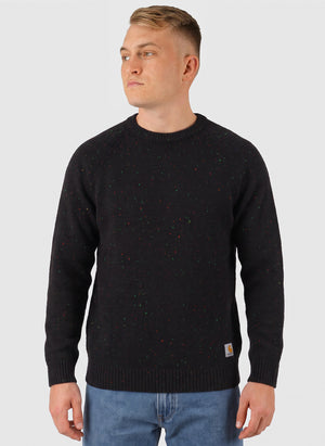 Anglistic Sweatshirt - Speckled Black