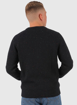 Anglistic Sweatshirt - Speckled Black