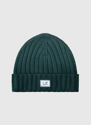 Extra Fine Merino Wool Logo Beanie - Ponderosa Pine