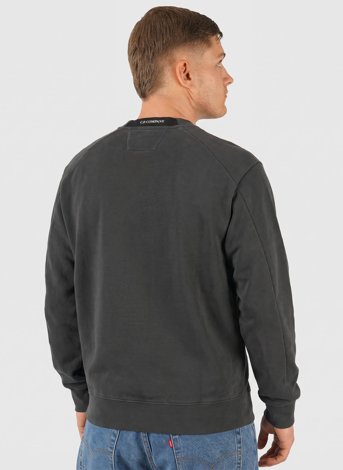 Lens Crew Neck Sweatshirt - Raven