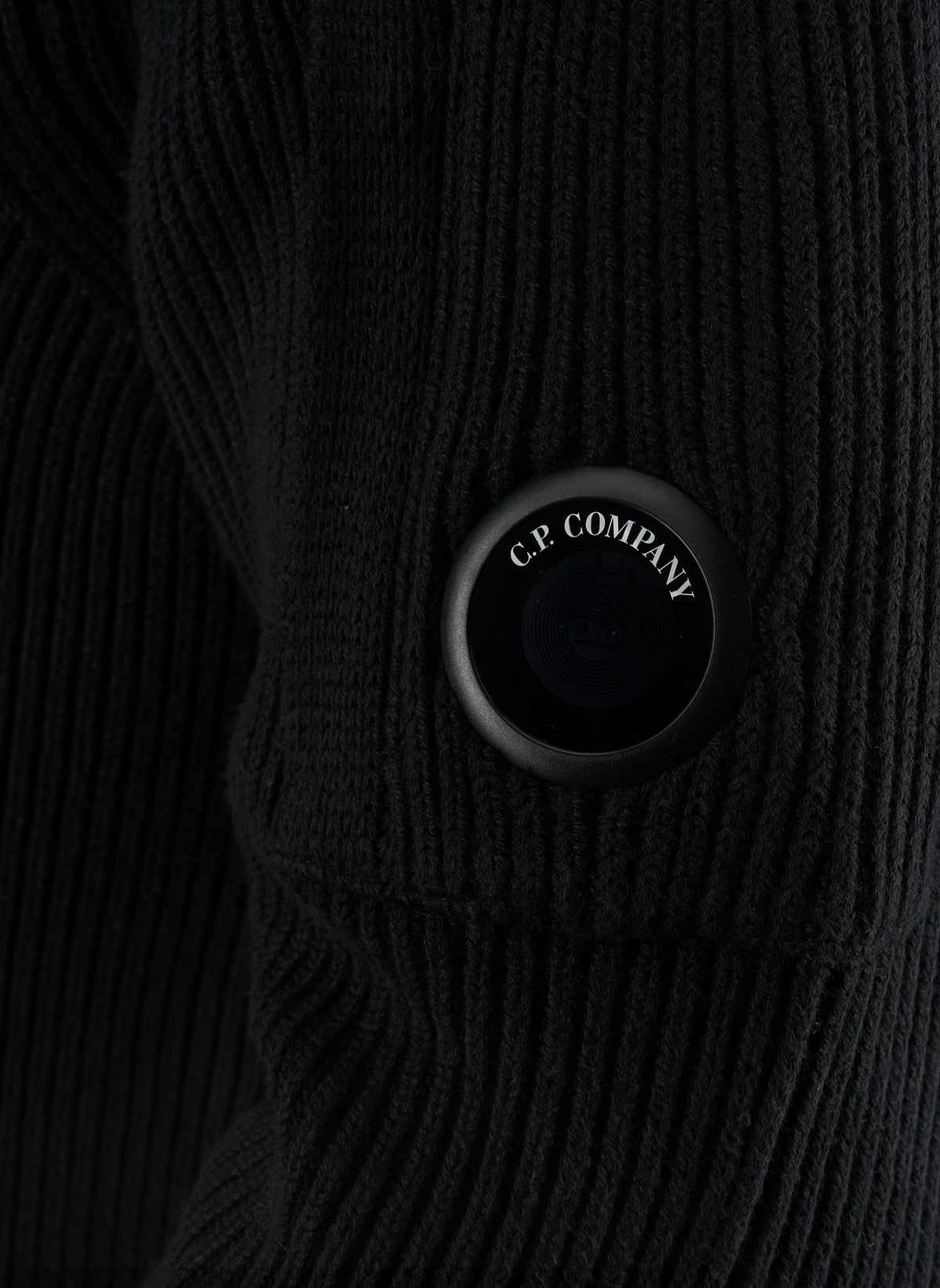 Full Rib Crewneck Sweatshirt - Black