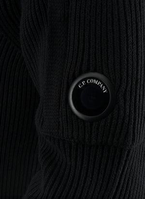 Full Rib Crewneck Sweatshirt - Black