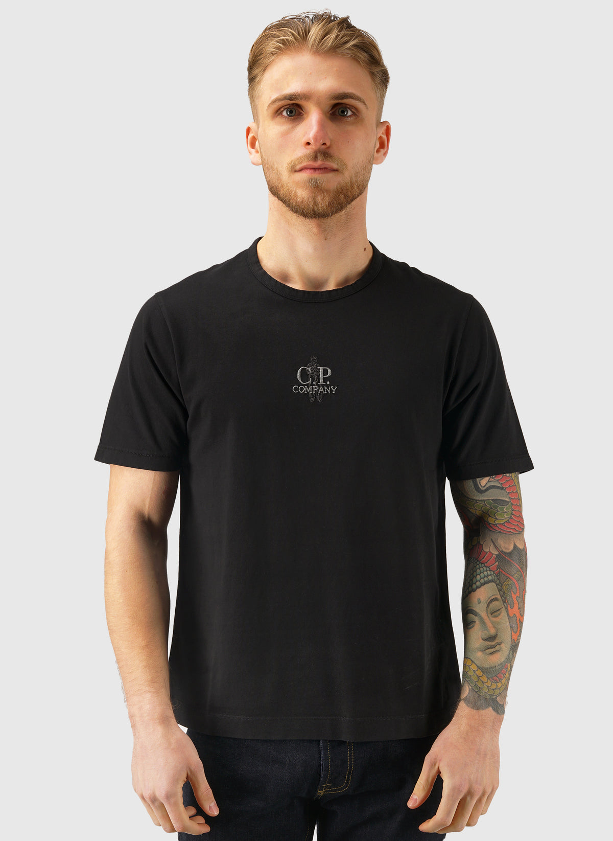 1020 Logo Jersey T-Shirt - Black