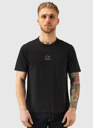 1020 Logo Jersey T-Shirt - Black