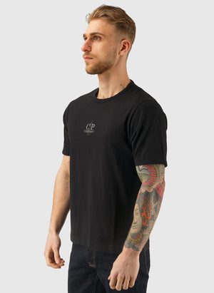 1020 Logo Jersey T-Shirt - Black