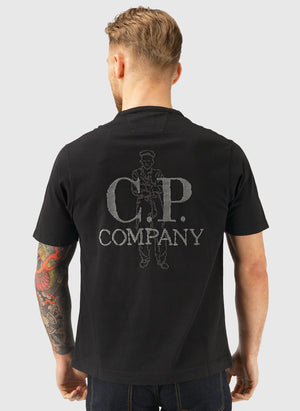 1020 Logo Jersey T-Shirt - Black