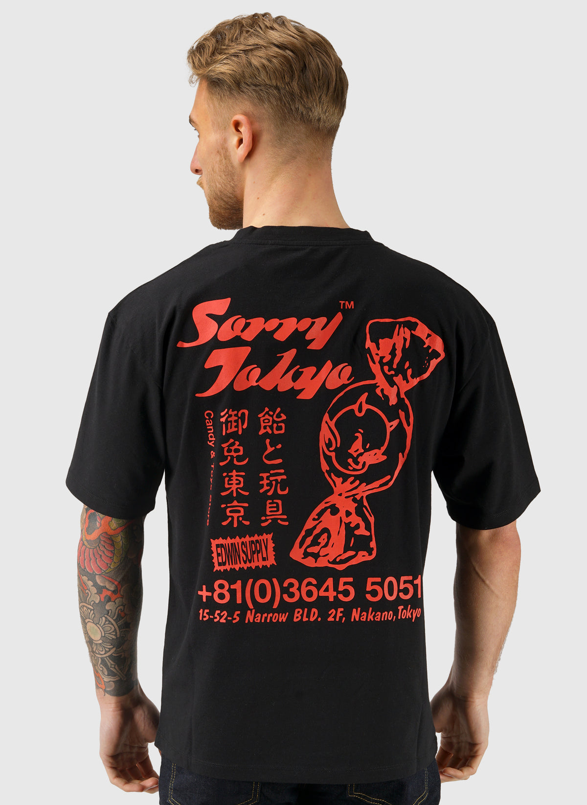 Sorry Tokyo T-Shirt - Black