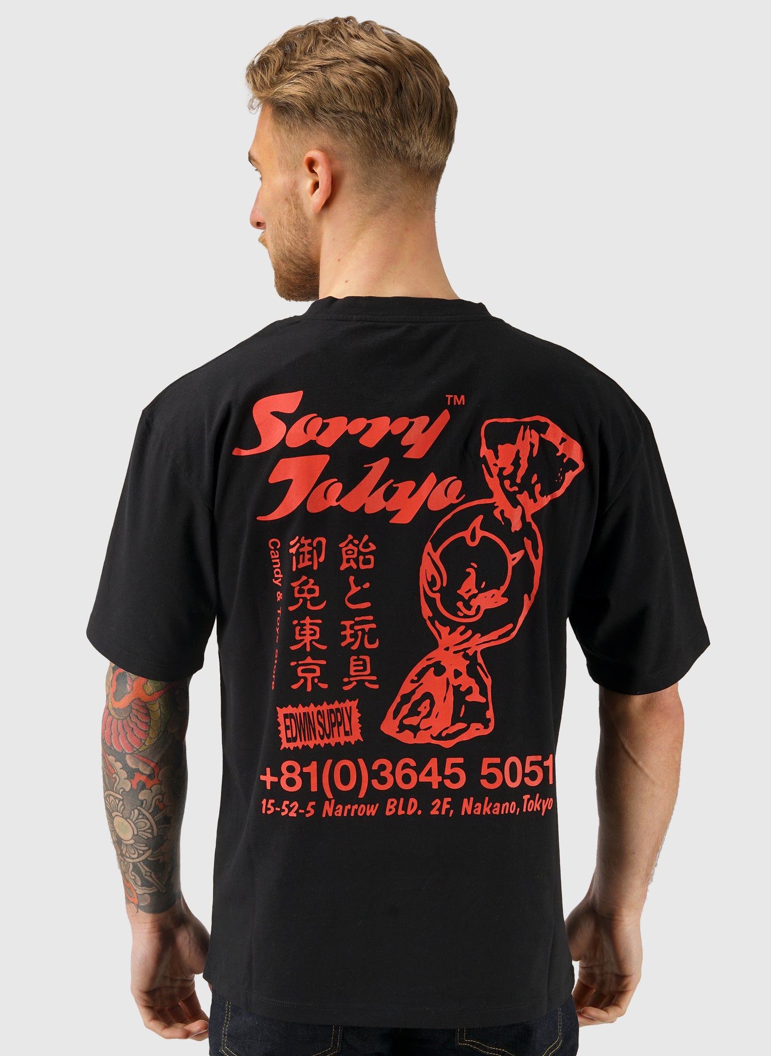 Sorry Tokyo T-Shirt - Black