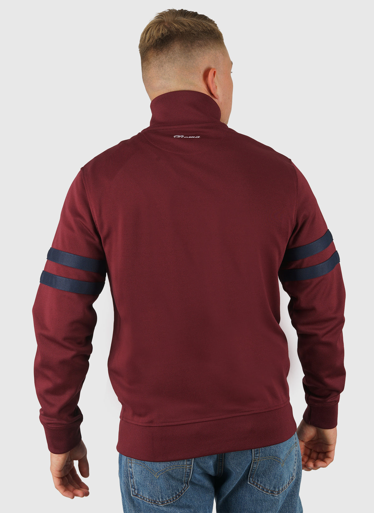 Roma Tracktop - Burgundy/Navy