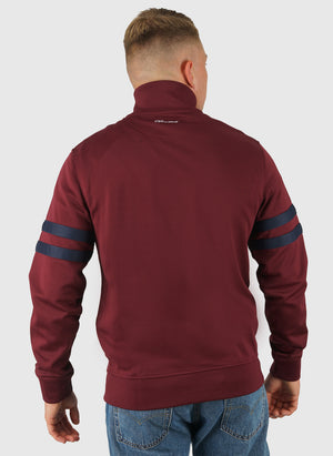 Roma Tracktop - Burgundy/Navy