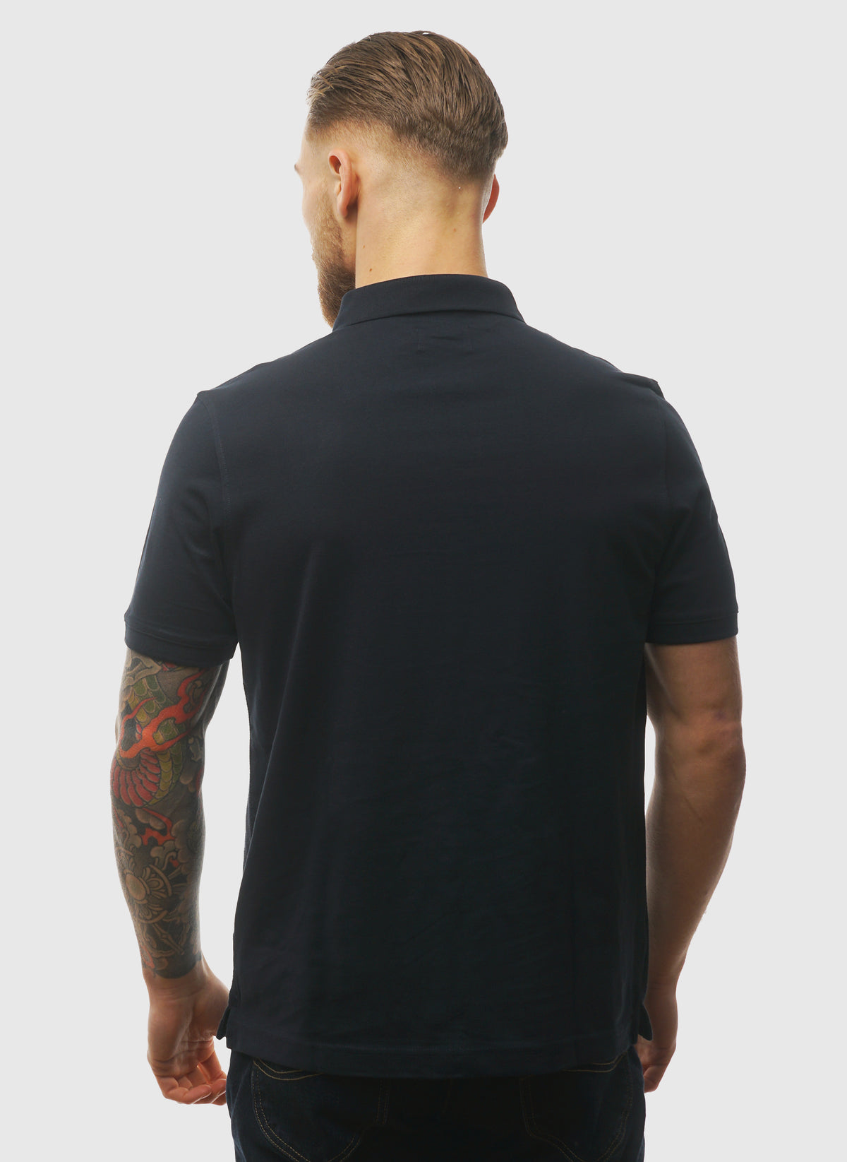 Sanfers 1/4 Zip T-Shirt - True Navy