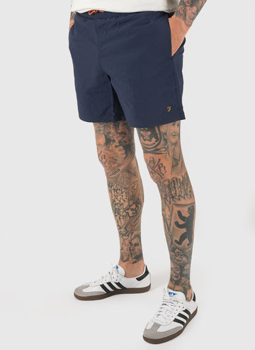 Colbert Plain Swim Short - Yale