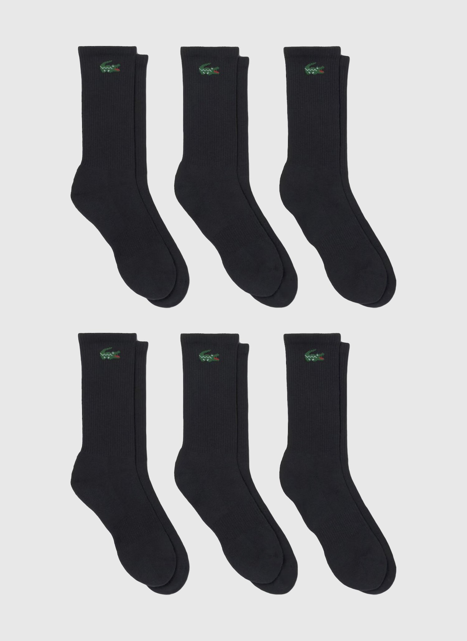 Crew Socks 6er-Pack - Black