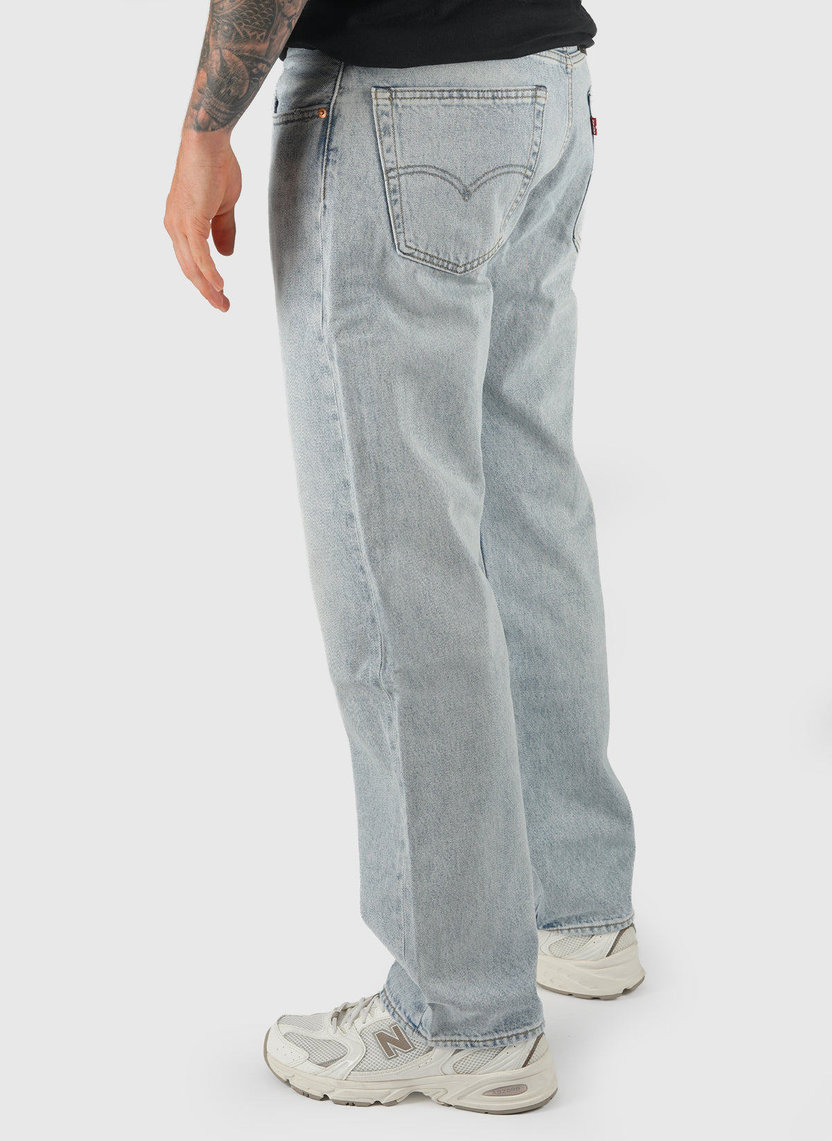 555™ Relaxed Straight Jeans - Baby Blue Essential