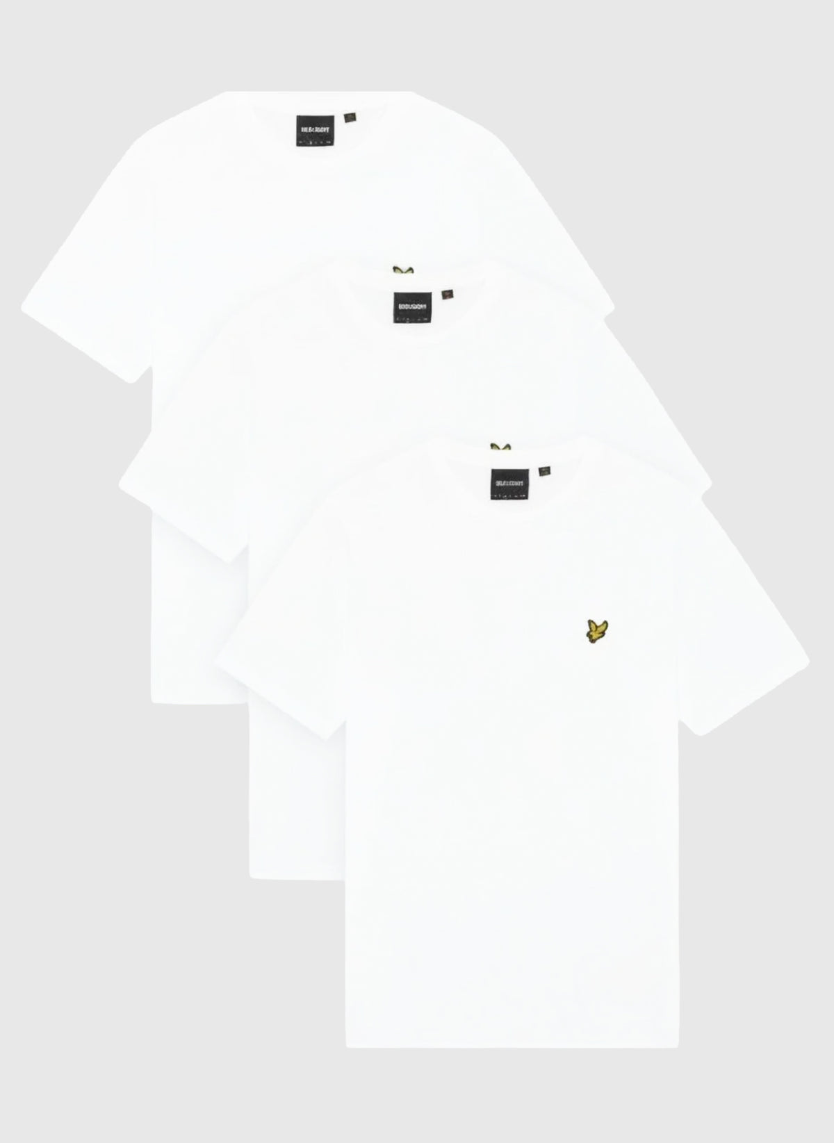 3-Pack Plain T-Shirt - White