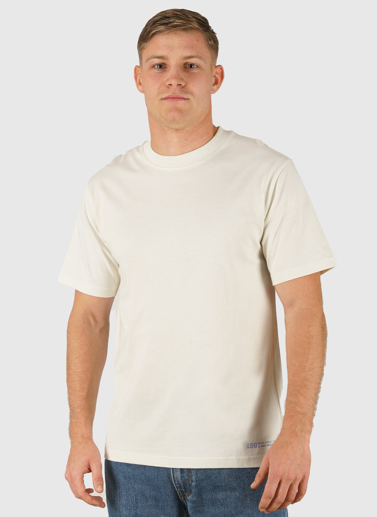 Norse x BST Back Print T-Shirt - Kit White