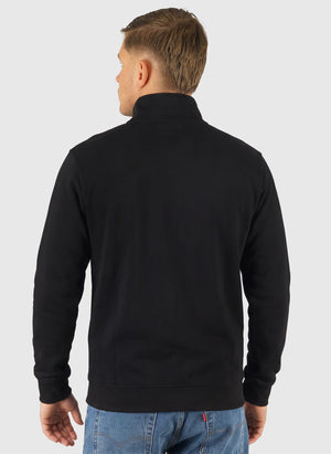 B-Small Box Half Zip Sweatshirt - Black Beauty