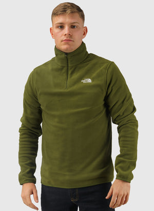 Glacier Fleece 1/4 Zip Jacket - Woodland Green