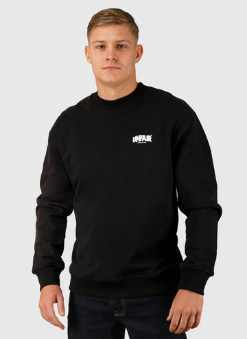 Classic Label Pocket Print DS Crewneck - Black