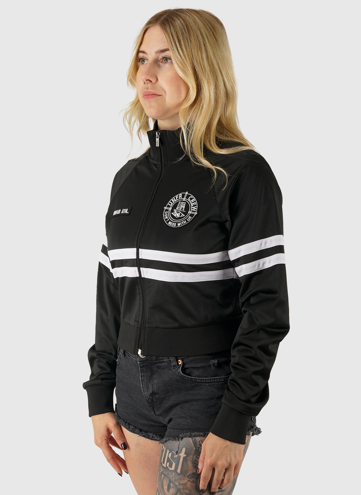 DMWU Womens Tracktop - Black