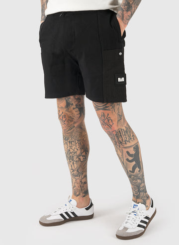 Chiyoda Ripstop Pocket Shorts - Black